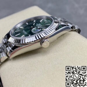 Replica Rolexes ARF Factory Datejust M126334-0028 Mint Green