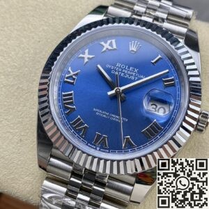 Best Replica Rolex Watch ARF Datejust M126334-0026 blue