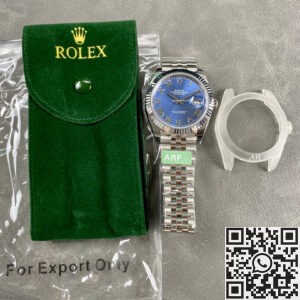 Best Replica Rolex Watch ARF Datejust M126334-0026 blue