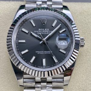 High Quality Rolex Replicas M126334-0014 Dark Rhodium White