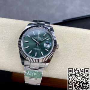 Best Replica Rolexes ARF Datejust M126334-0027 Mint Green