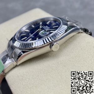 Replica Rolex VS Real ARF Datejust M126334-0031 bright blue