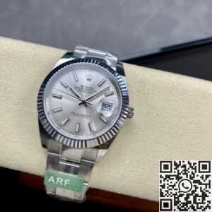 Best Rolex Fake ARF Datejust M126334-0003 silver Watch 41mm