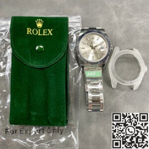 Best Rolex Fake ARF Datejust M126334-0003 silver Watch 41mm