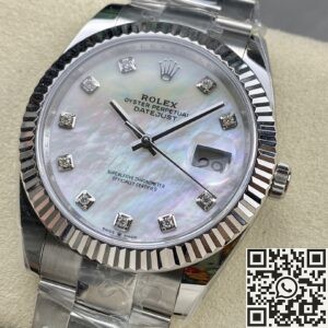 ARF Rolex Datejust Replica M126334-0019 White Watch 41mm