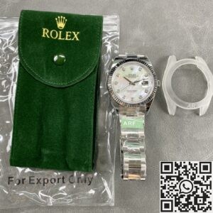 ARF Rolex Datejust Replica M126334-0019 White Watch 41mm