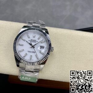 Rolex Replica White Watch ARF Datejust M126334-0009 41mm