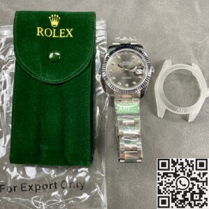 Rolex Replica Silver Gray ARF Datejust M126334-0005 Size 41mm
