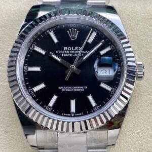Rolex Replica Black Watch ARF Datejust M126334-0017 41mm