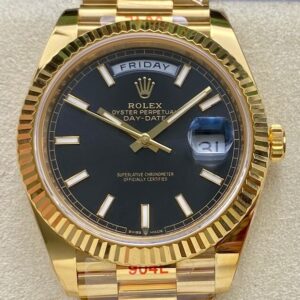 Day Date Bright Black ARF Factory Rolex M228238-0067 Size 40