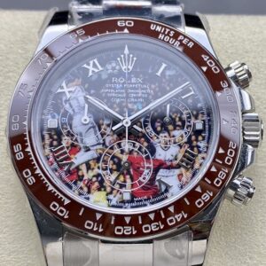 IPK Modified Customized Replica Rolex Daytona Watches : The Cristiano Ronaldo Brown ceramics Edition