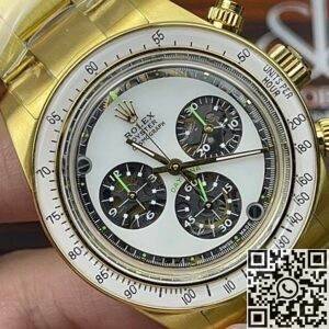 Artisans de Genève Rolex Daytona Gold case White dial
