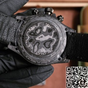 Custom Rolex Hollow Daytona Black Dial