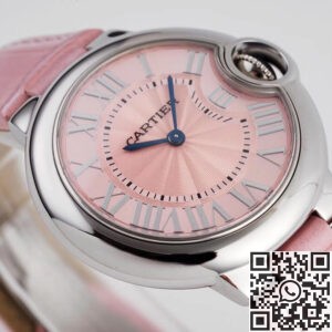 Cartier Pink Belt AF Factory Ballon Bleu De Size 33 Quartz