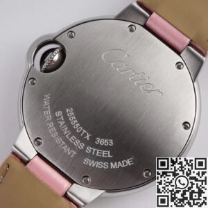 Cartier Pink Belt AF Factory Ballon Bleu De Size 33 Quartz