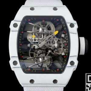 Replica Richard Mille RM27-02 Tourbillon White Nylon Strap