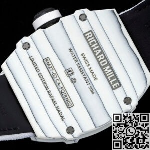 Replica Richard Mille RM27-02 Tourbillon White Nylon Strap