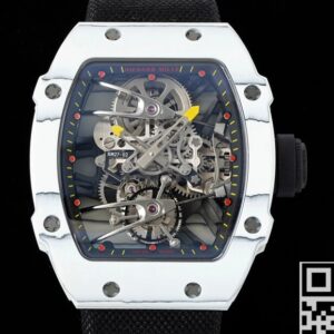 RM Factory Replicas RM27-02 Tourbillon Black Nylon Strap