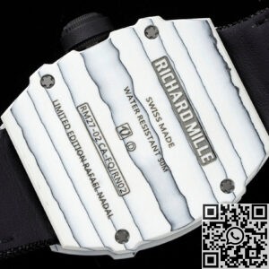 RM Factory Replicas RM27-02 Tourbillon Black Nylon Strap