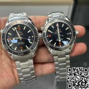Omega Replica VS Real Seamaster 232.30.42.21.01.003 Black