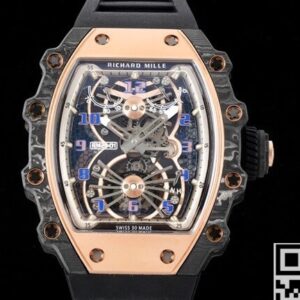 RM Factory Black Strap Richard Mille RM21-01 Tourbillon