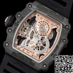 RM Factory Black Strap Richard Mille RM21-01 Tourbillon