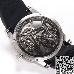 BBR Factory Fake Roger Dubuis Excalibur RDDBEX0393 Grey Camouflage Strap: A New Tourbillon Marvel