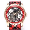BBR Factory Replica Roger Dubuis Watches Excalibur RDDBEX0393 Red Camouflage Strap: The Bold Tourbillon Timepiece
