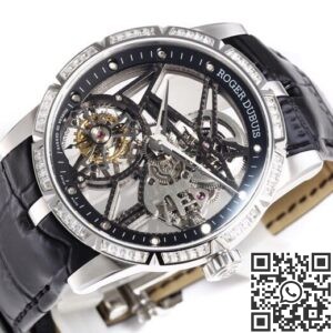BBR Factory Fake Watch Roger Dubuis Excalibur RDDBEX0393 Diamond Case: The Ultimate King Series Tourbillon