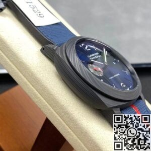 VS Factory Fake Panerai Luminor Watch PAM01529 Carbon Fiber Watch Case