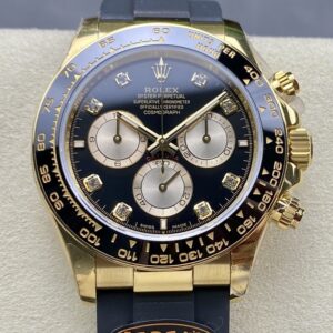 QF Factory Replica Rolex Cosmograph Daytona M126518LN-0005 Diamond Scale: A Luxurious Fusion of Elegance and Precision