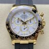 QF Factory Rolex Cosmograph Daytona Fake M126518LN-0002 White Dial: Precision and Luxury Redefined