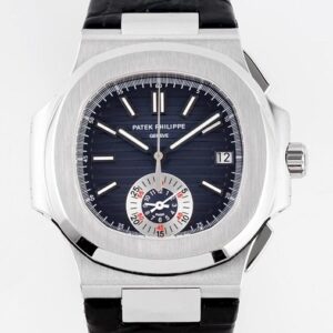 3K Factory Replicas Patek Philippe Nautilus 5980/1A-014 Black Dial: V2 Version with Authentic Small Seconds Functionality