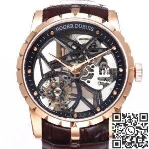 BBR Factory Replicas Roger Dubuis Excalibur RDDBEX0393 Rose Gold Case: The Ultimate King Series Tourbillon