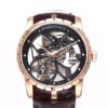 BBR Factory Replicas Roger Dubuis Excalibur RDDBEX0393 Rose Gold Case: The Ultimate King Series Tourbillon