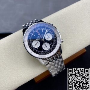 BLS Factory Breitling Navitimer Replica AB0127211C1A1 Black Dial 46MM: A Bold Aviation Icon