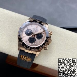 QF Factory Fake Watch Rolex Daytona M126515LN-0004 Bright Golden Color: A Shining Example of Precision and Luxury