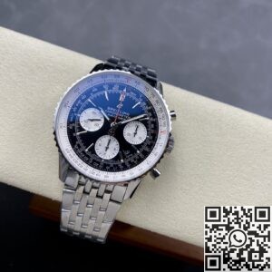BLS Factory Breitling Navitimer Replica AB0127211C1A1 Black Dial 46MM: A Bold Aviation Icon