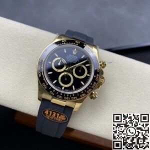 QF Factory Rolex Cosmograph Daytona Replica M126518LN-0008 Black Dial: Precision and Elegance in Every Detail