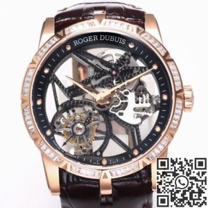 BBR Factory Replica Watch Roger Dubuis Excalibur RDDBEX0393: The King Returns with Rose Gold Diamond Case
