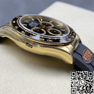 QF Factory Rolex Cosmograph Daytona Replica M126518LN-0008 Black Dial: Precision and Elegance in Every Detail