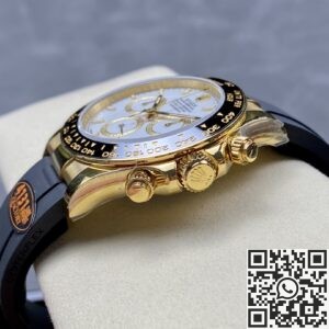 QF Factory Rolex Cosmograph Daytona Fake M126518LN-0002 White Dial: Precision and Luxury Redefined