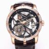 BBR Factory Replica Watch Roger Dubuis Excalibur RDDBEX0393: The King Returns with Rose Gold Diamond Case