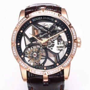 BBR Factory Replica Watch Roger Dubuis Excalibur RDDBEX0393: The King Returns with Rose Gold Diamond Case
