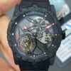 BBR Factory Fake Watch Roger Dubuis Excalibur DBEX0577: A Carbon Fiber Masterpiece with Black Strap