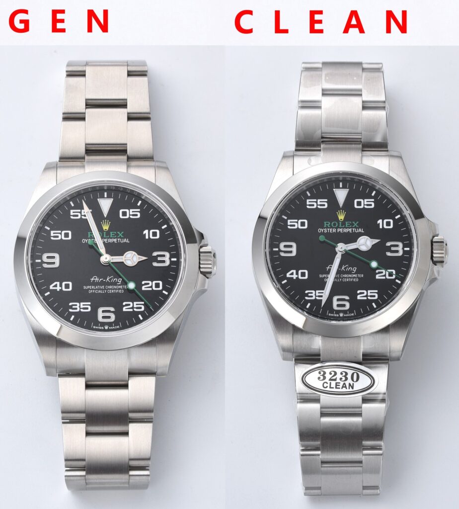 Clean Factory 126900 Replica Air King Authenticity Comparison