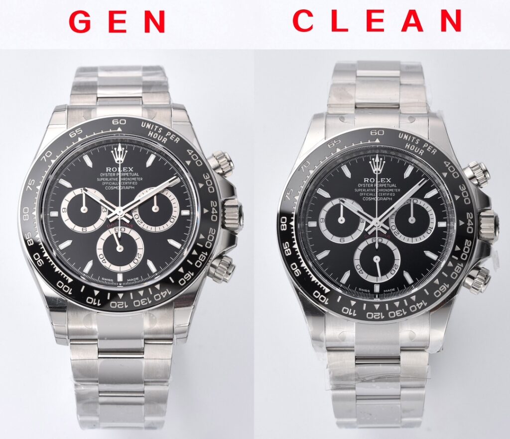 Clean Factory 126500 Replica Details True And False Comparison