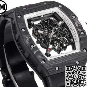 RM Factory Richard Mille RM055 Replicas : The Ultimate Black Carbon Fiber Case