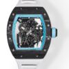 RM Factory Replicas Richard Mille RM055: The Stunning Blue Bezel Carbon Fiber Case