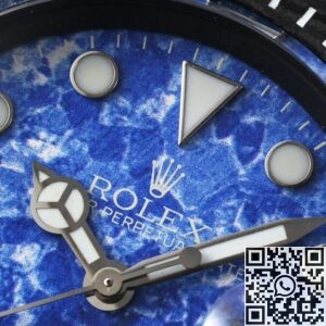 DIW Custom Fake Rolex Sea-Dweller Carbon Fiber Case Blue Dial – A Fusion of Modern Craftsmanship and Iconic Design